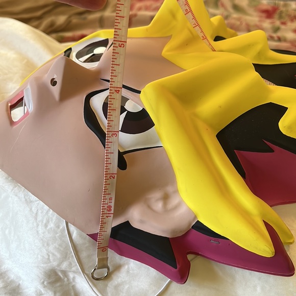 Vtg 1996 Kazuki Takahashi Yu Gi Oh Anime Plastic Mask Costume Halloween Cos Play - Picture 9 of 16